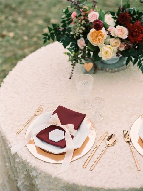 Charming Burgundy Wedding ideas for Fall and Winter Weddings  Charming Burgundy Wedding ideas for Fall and Winter Weddings