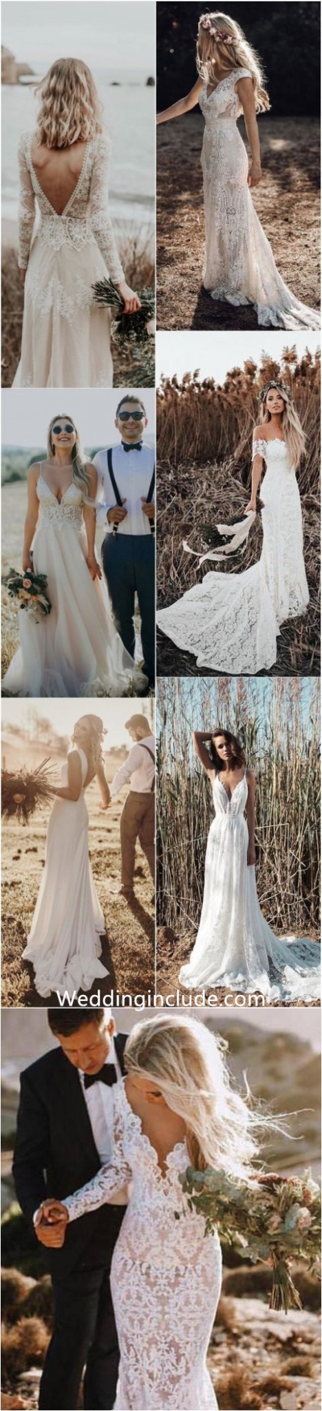 Fall in Love with These Charming Rustic Wedding Dresses