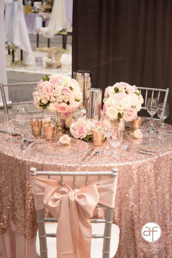 Blush Pink and Gold Wedding Color Inspirations