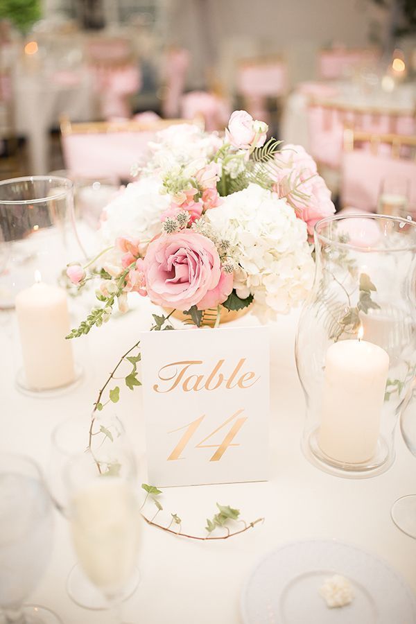 Blush Pink and Gold Wedding Color Inspirations