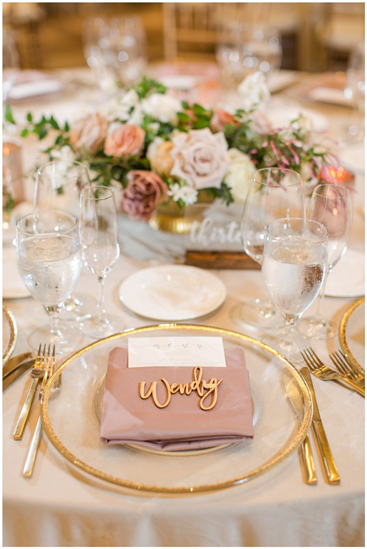 Blush Pink and Gold Wedding Color Inspirations