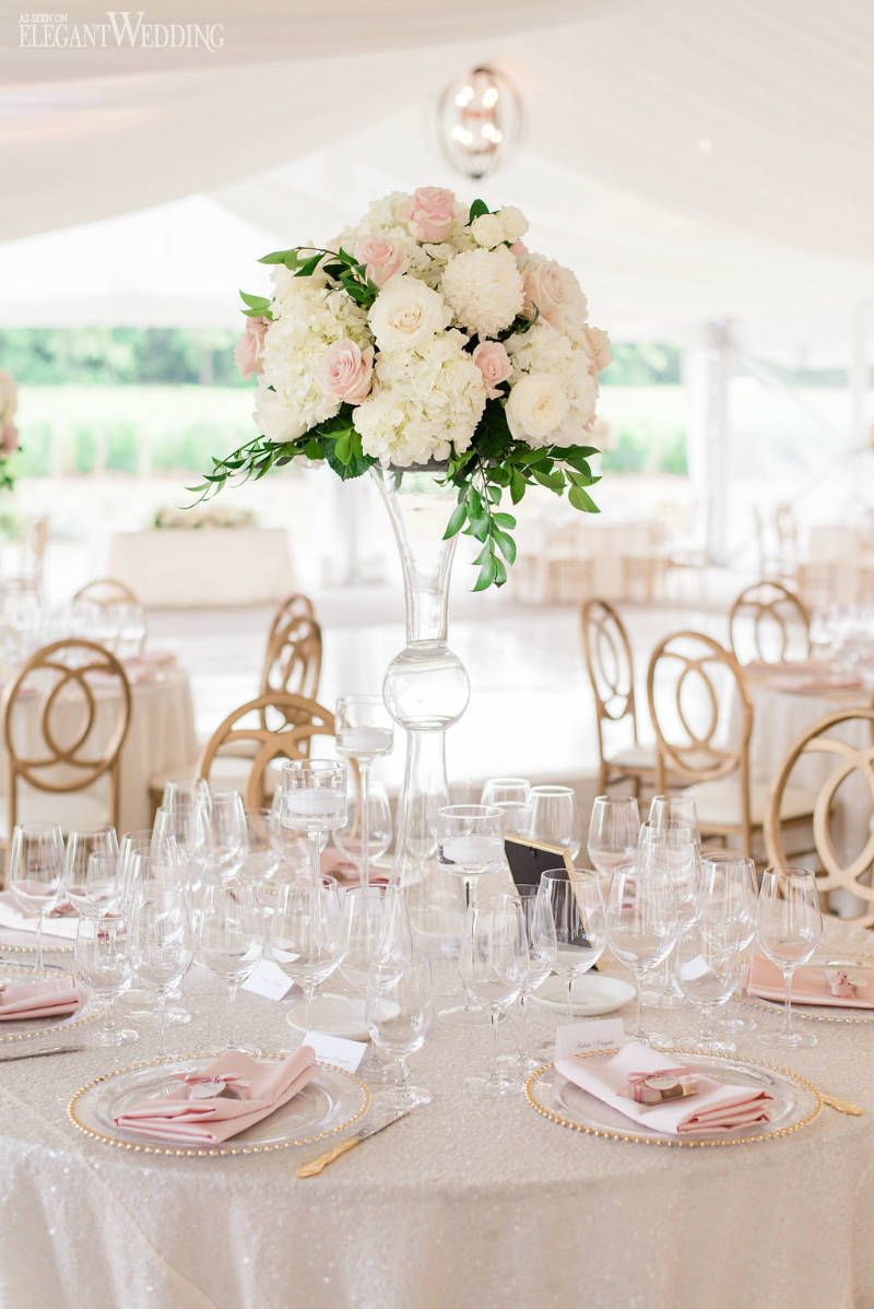 Blush Pink and Gold Wedding Color Inspirations