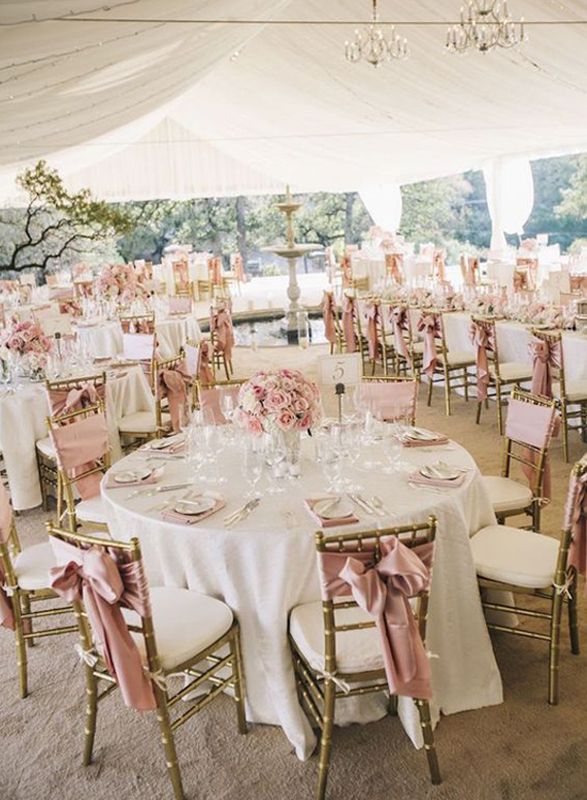 Blush Pink and Gold Wedding Color Inspirations