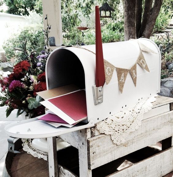 Vintage Mailbox Wedding Decoration Ideas