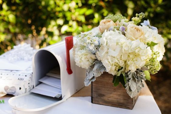 Vintage Mailbox Wedding Decoration Ideas