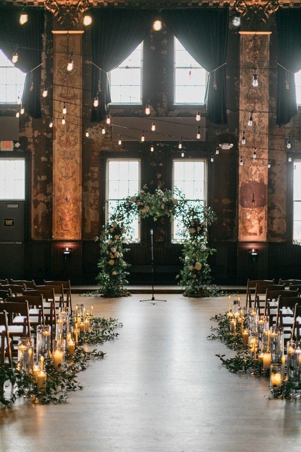 24 Impressive Indoor Wedding Aisle Decor Ideas That Inspire