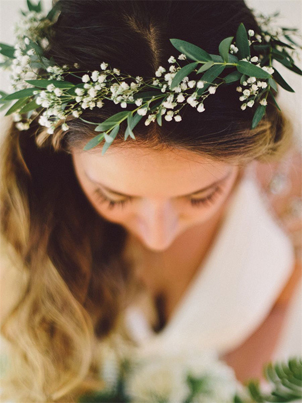 Baby's Breath Wedding Hair and Crowns (2)
