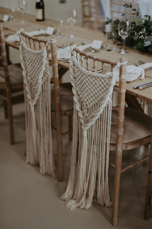 Delicate Chair Decorations with Macrame (3)