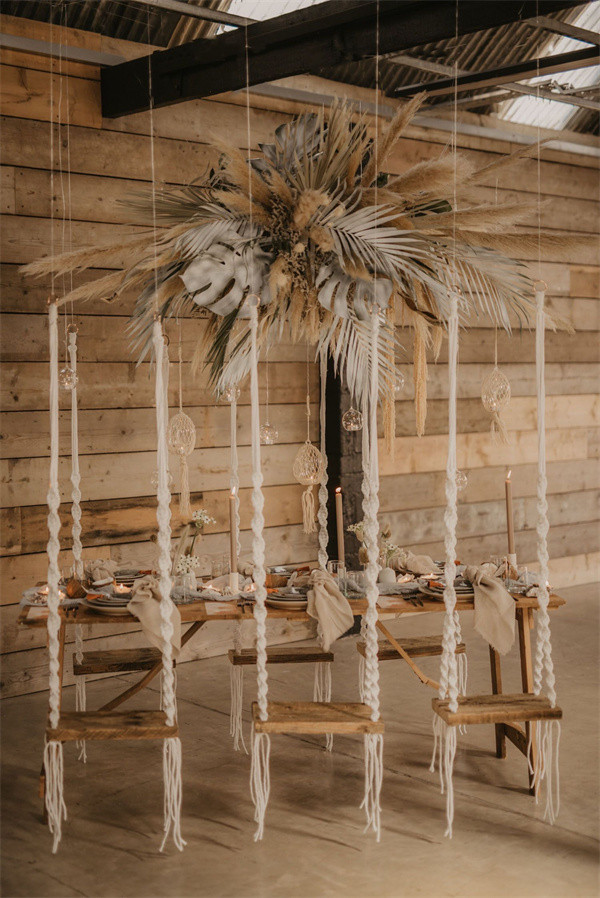 Delicate Chair Decorations with Macrame (6)