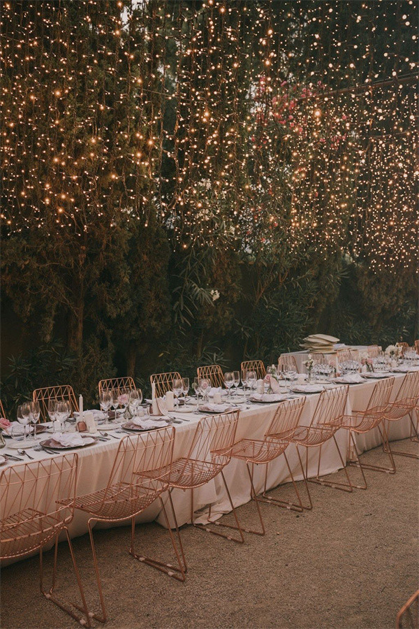 Illuminated Wedding Trees with Fairy Lights (7)