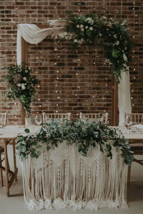 Unique Macrame Wedding Table Settings (1)