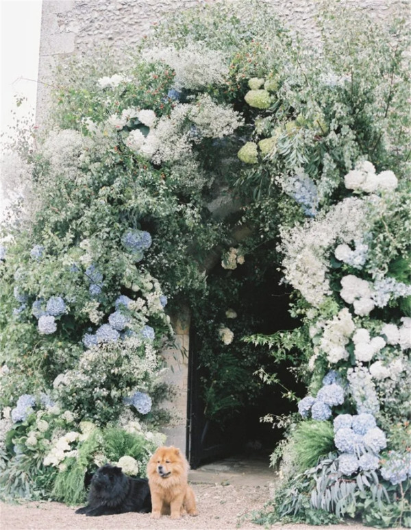 Floral Church Wedding Doorway Ideas
