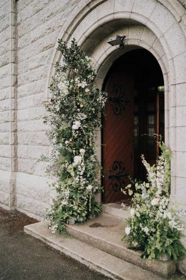 Timeless Church Wedding Doorway Ideas