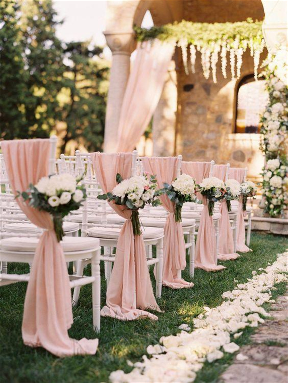 Peach Wedding Table Ideas
