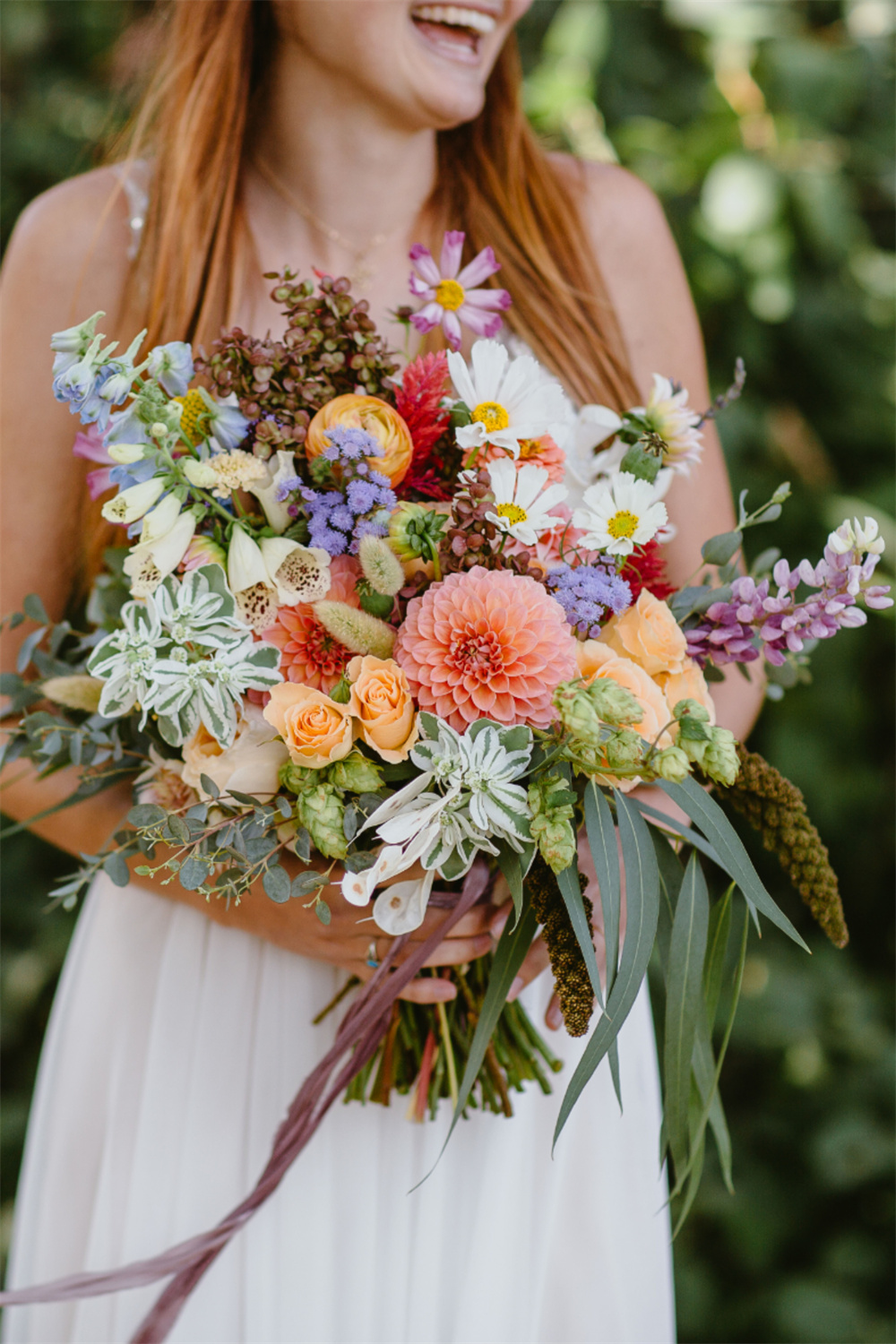 Wildflower Wedding Bouquets for Fall Wedding