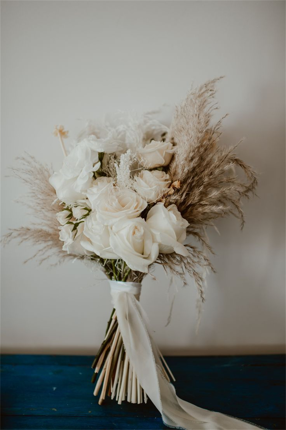 Timeless Wedding Bouquets with Dried Flowers