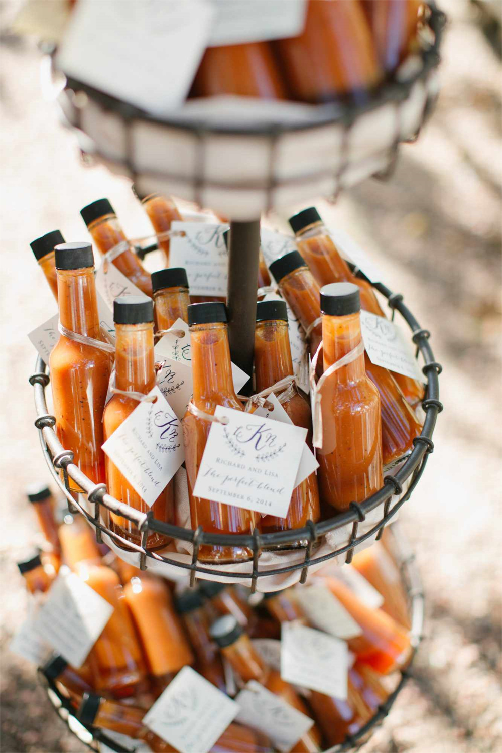 Customized Beverage Goodies for Wedding Favor Ideas
